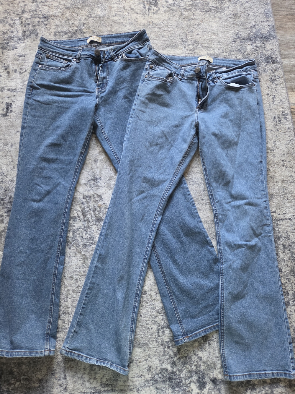 Women's Boot Cut Jeans in Light Blue - Classic Everyday Style